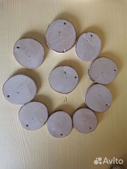 Заготовка для декупажа/росписи, спил березы