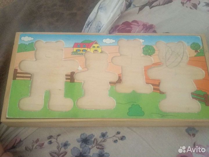 Развивающая игрушка деревянная