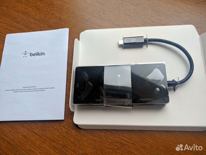 Адаптер Belkin USB-C Video Adapter, черный