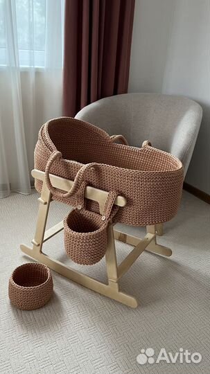 Люлька колыбель вязаная