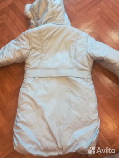 Теплое пальто для девочки