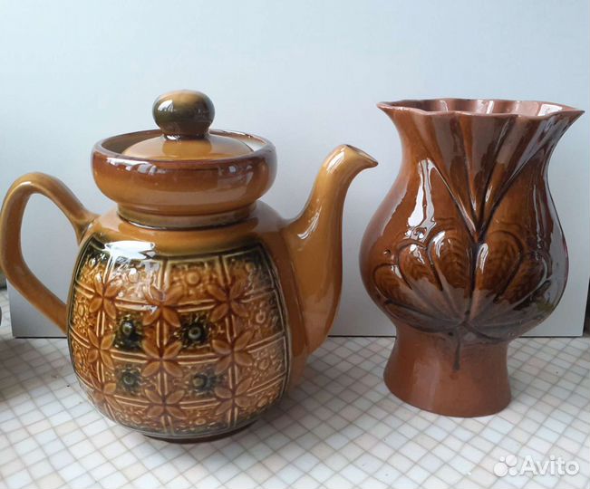 Керамика времен ссср.Горшок для запекания