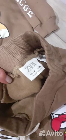 Костюм на флисе zara