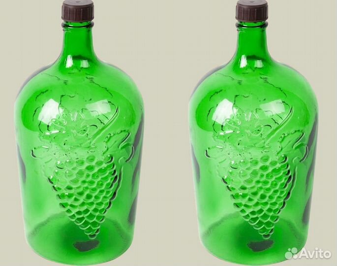 Бутыль стеклянная 7 литров литров