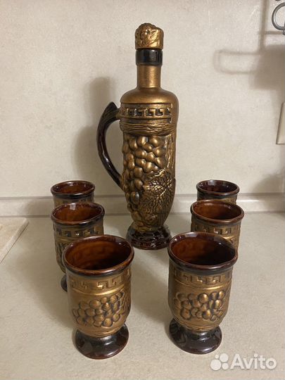 Графин со стаканами новый