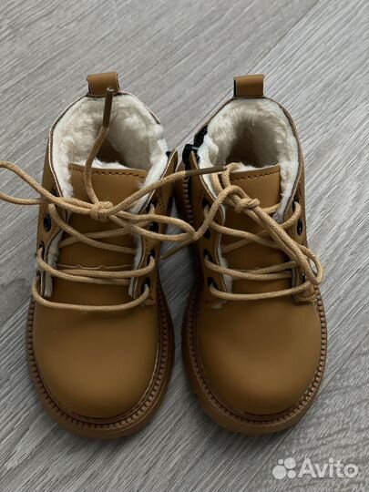 Ботинки детские в стиле timberland