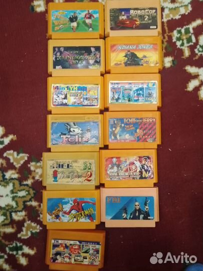 Картриджи для dendy