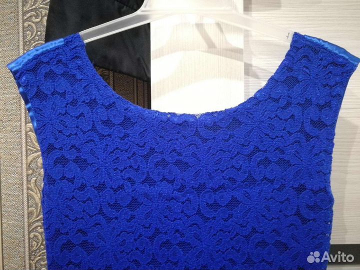 Вечернее коктейльное платье кружевное