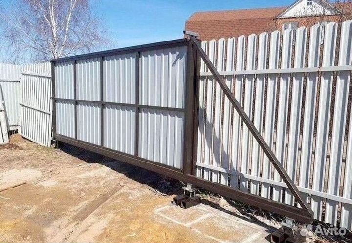 Ворота откатные с монтажом