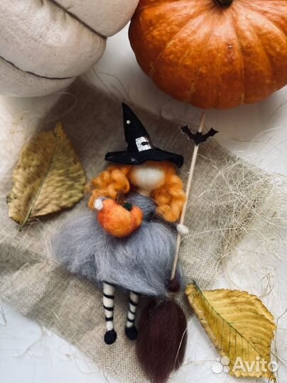 Кукла ведьмочка Хэллоуин