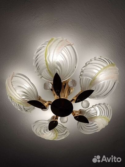 Люстра потолочная хрустальная