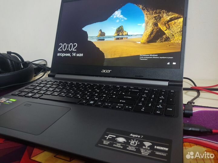 Игровой ноутбук acer aspire 7