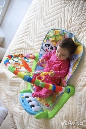 Детский развивающий коврик с пианино