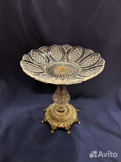 Ваза для фруктов хрусталь конфетница