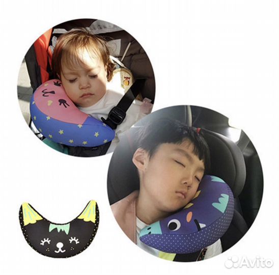 Подушка на подголовник авто.сидения