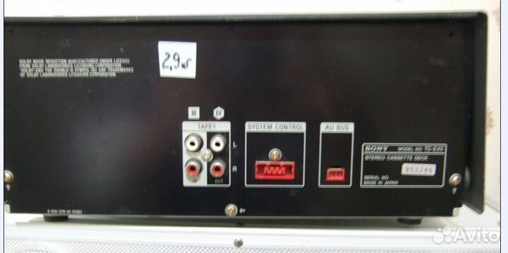 Дека sony TC-EX5 от центра MHC-EX5