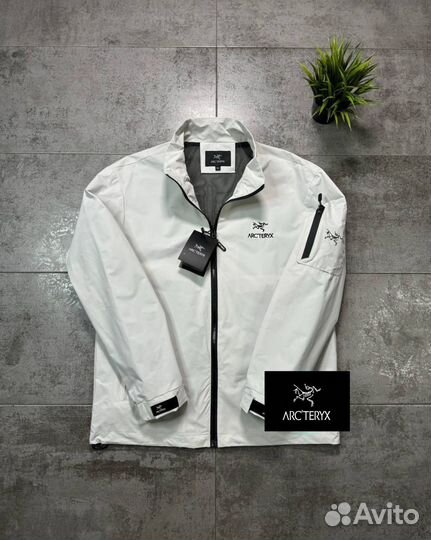 Ветровка arcteryx белая