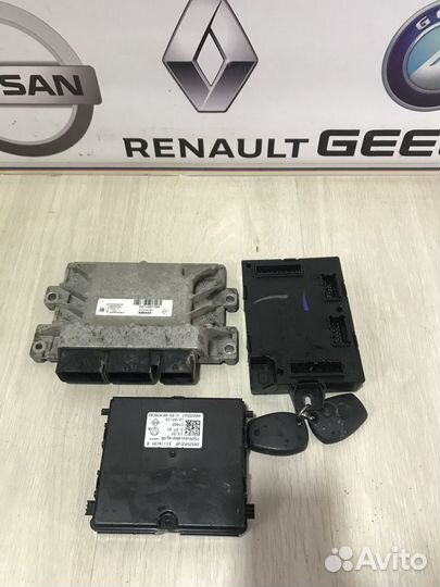 Эбу комплект Renault logan 2