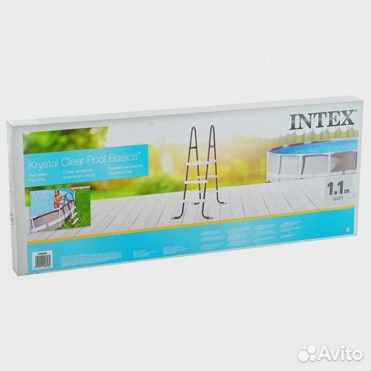 Лестница для бассейна 110 см, Intex