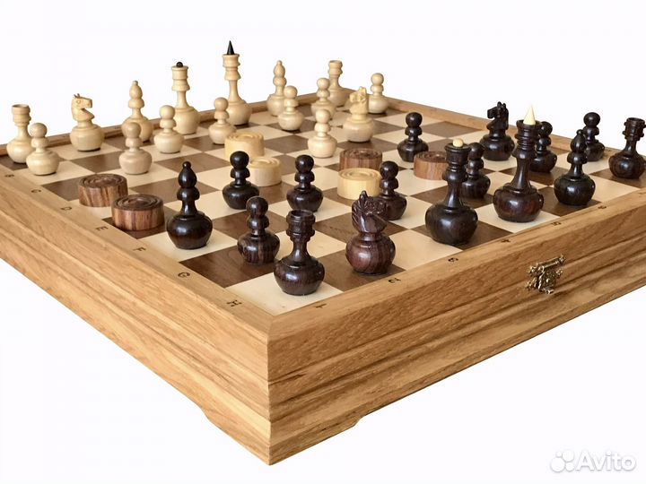 Шахматы и шашки 2 в 1