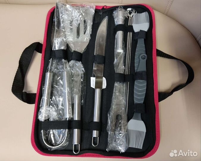 Наборы для барбекю 10 и 15 предметов