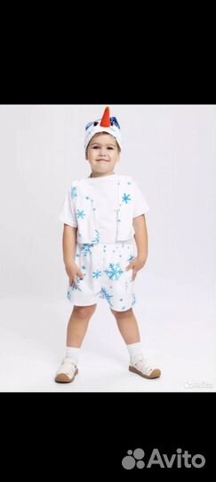 Костюм снеговика 96-116