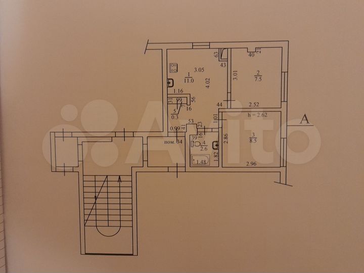 2-к. квартира, 32,7 м², 4/6 эт.