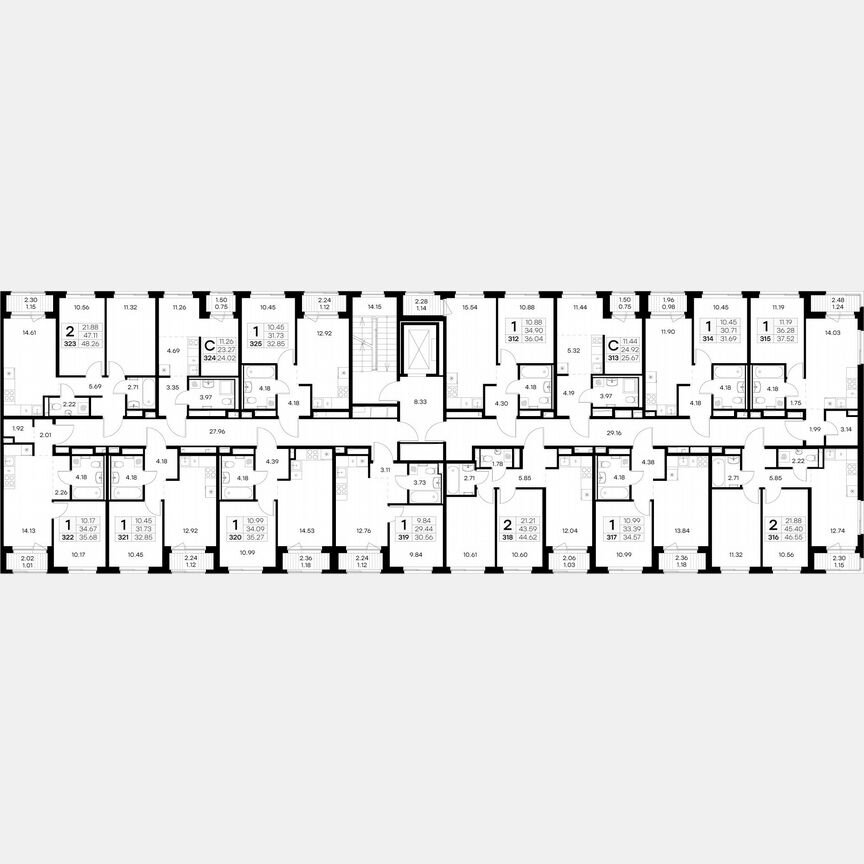 Квартира-студия, 25,7 м², 4/9 эт.