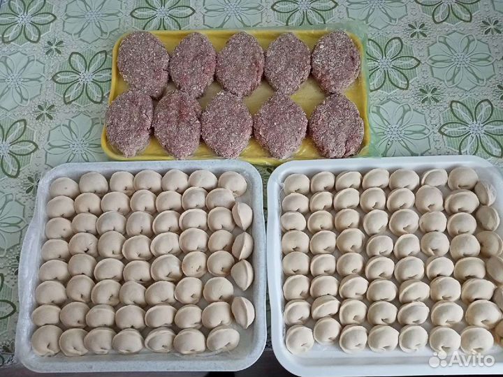 Домашние пельмени ручной лепки под заказ