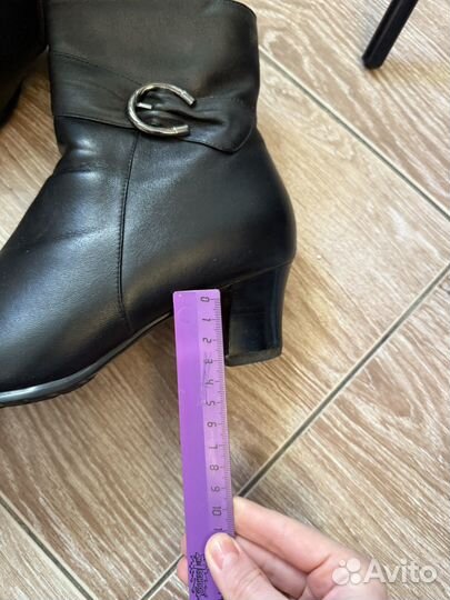 Полусапоги сапоги 39 кожа демисезон