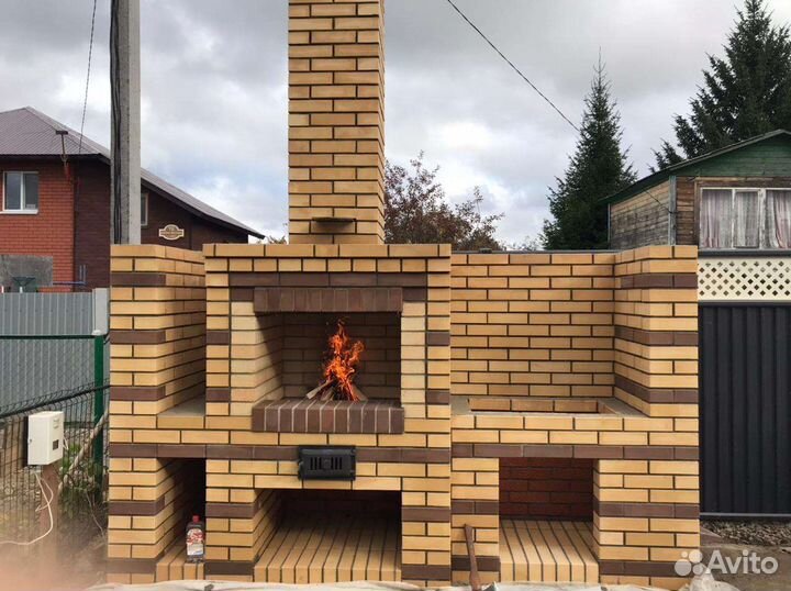 Печи камины барбекю