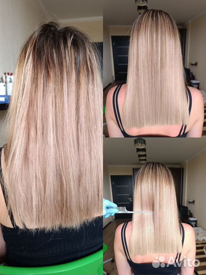 Кератиновое выпрямление/ботокс волос