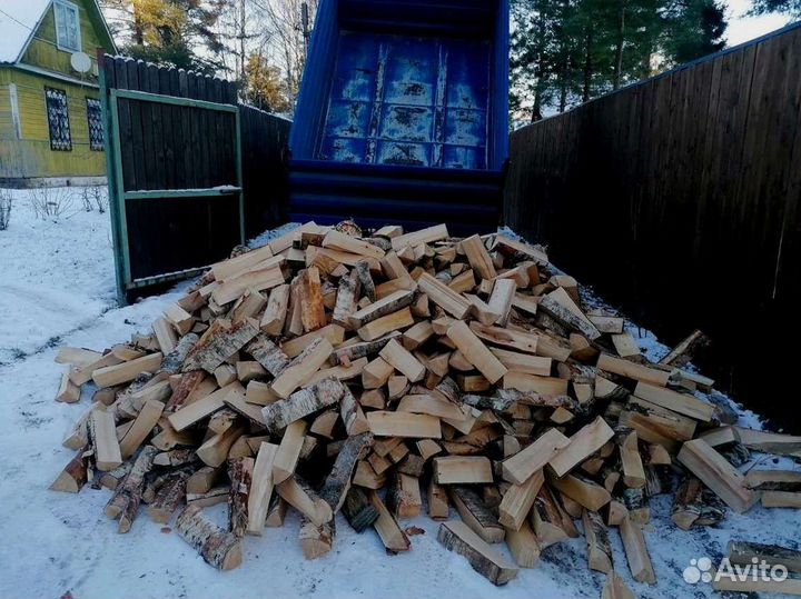 Дрова колотые березовые