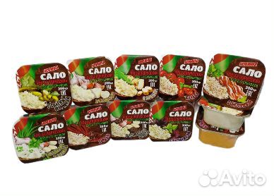 Сало бутербродное ассортимент 200гр (Беларусь) / Б