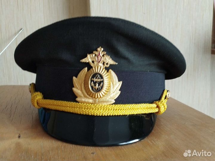 Фуражка офисная чёрная вмф