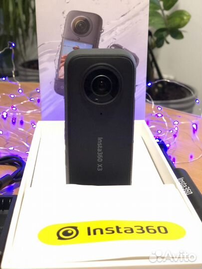 Панорманая экшн камера Insta 360 X3