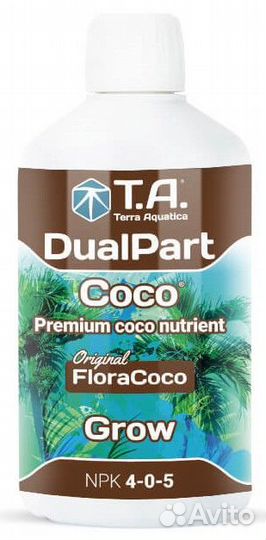 Минеральное удобрение DualPart Coco Grow T.A. 0,5л