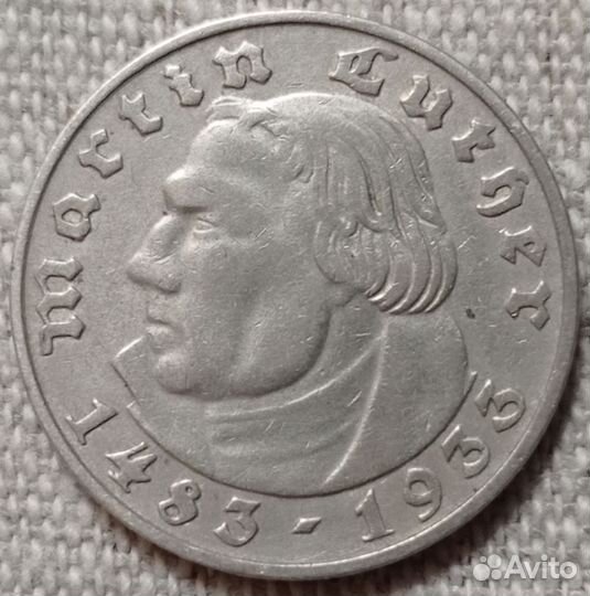 2 марки Германия (серебро)