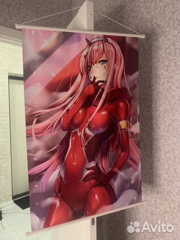 Плакат на веревке Zero Two