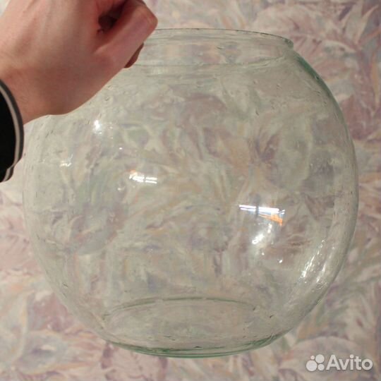 Аквариум для рыбок круглый