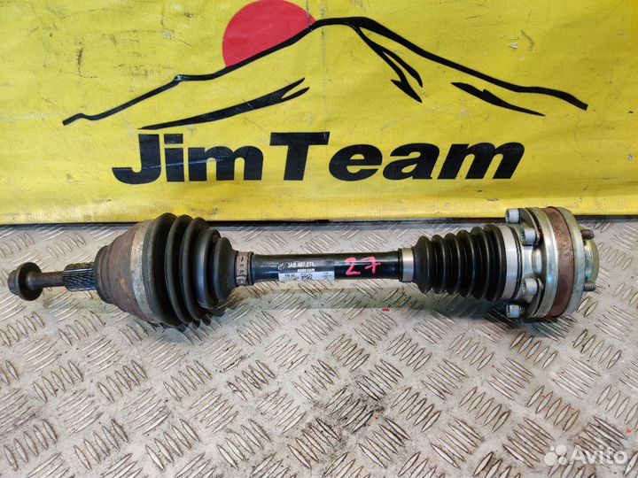 Привод передний левый Volkswagen Passat Variant B7