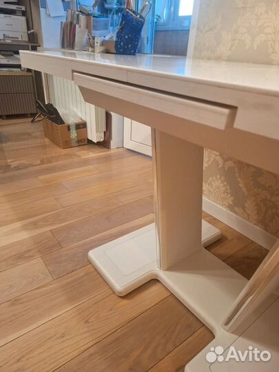 Кухонный стол раскладной из керамогранита