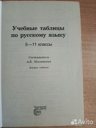 Русский язык в таблицах 5-9 классы