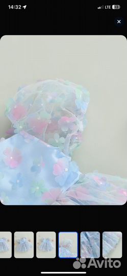 Платье для девочки 1 год