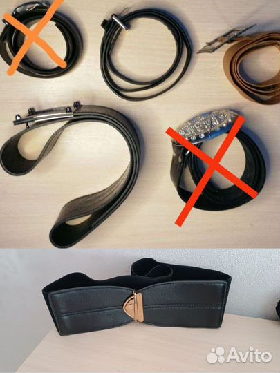 Ремни женские. Н.кожа и кож.зам