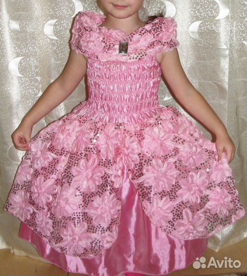 Платье для девочки 4-7 лет