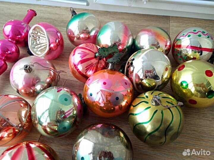Елочные шары СССР