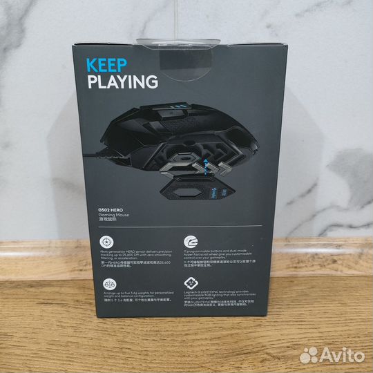 Мышь проводная Logitech G502 hero 910-005474