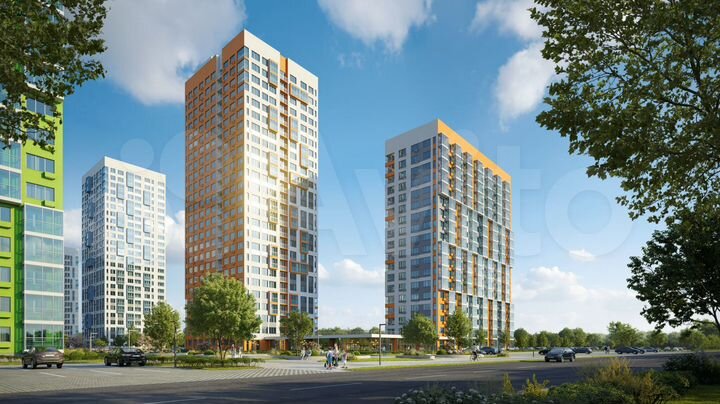 2-к. квартира, 65,1 м², 16/25 эт.