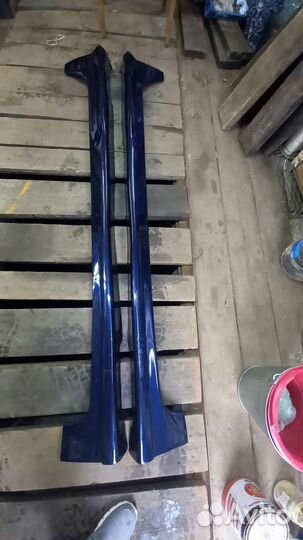 Пластиковые пороги мазда3 bk седан 2008